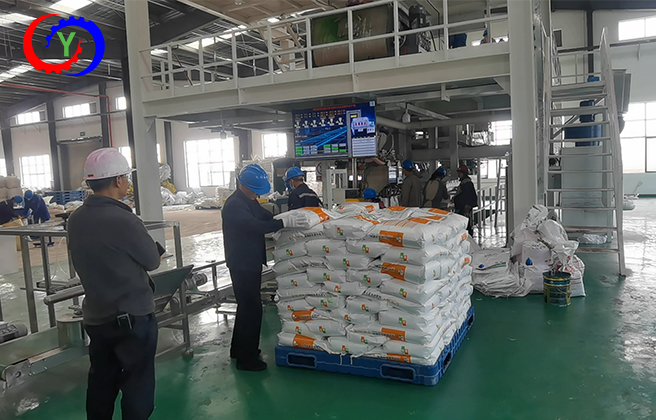 年产2-3万吨全自动粉剂水溶肥设备生产线湖南项目完美交付